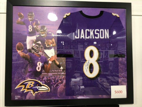 lamar jackson signed jersey