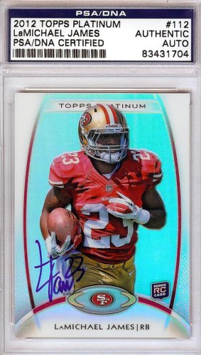 Lamichael James Rookie Card Score 2012 San Francisco 49ers 