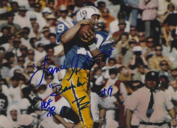 Lance Alworth Autographed Signed 8X10 'HOF 78' San Diego Chargers Photo -  Autographs