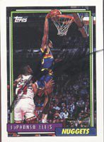 LaPhonso Ellis Denver Nuggets 1992 Topps Draft Pick Autographed Signed Card - Rookie Card.  This item comes with a certificate of authenticity from Autograph-Sports.