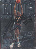LaPhonso Ellis Denver Nuggets 1999 Fleer Metal Universe Autographed Signed Card.  This item comes with a certificate of authenticity from Autograph-Sports.