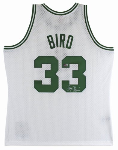Larry Bird Autographed Signed Authentic 1985 White M&N Hwc Swingman Jersey Beckett Witnessed