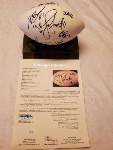 larry fitzgerald autographed football