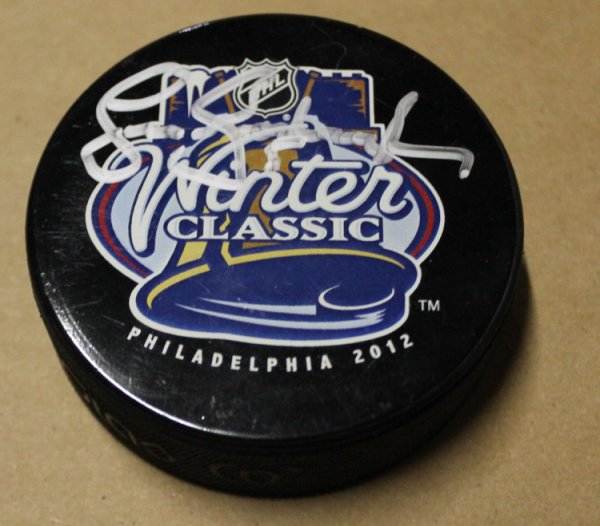 Larry Goodenough Philadelphia Flyers Winter Classic Autographed Signed Puck