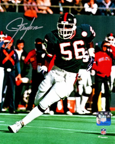 FRAMED Autographed/Signed LAWRENCE TAYLOR 33x42 New York Red Jersey JS –  Super Sports Center