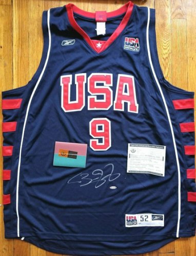 Lebron James Autographed Signed 2004 Usa Basketball 1St Olympic Jersey UDA Autograph Auto