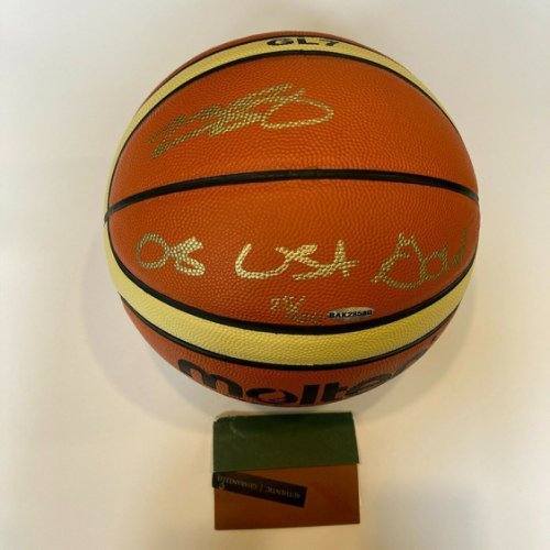 Lebron James Autographed Signed "2008 Usa Gold" Official Olympics Basketball UDA UDA