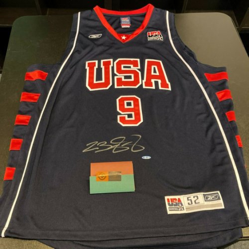 Lebron James Autographed Signed Authentic 2004 Team Usa Olympics Jersey UDA & PSA DNA COA