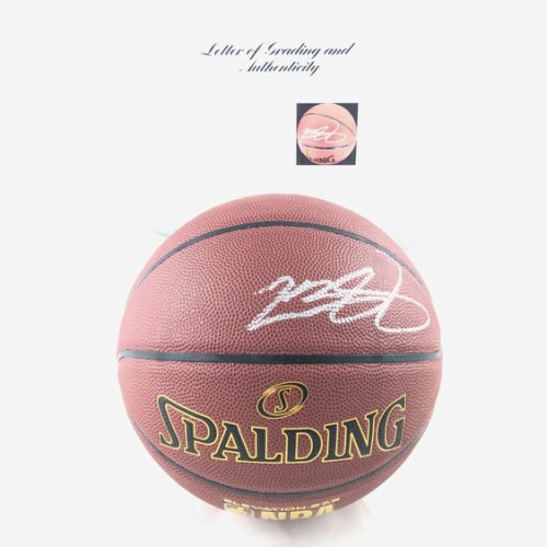 Lebron James Autographed Signed Basketball PSA/DNA Auto Grade 9 Los Angeles Lakers Autograph