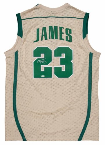 Lebron James Autographed Signed Rookie St. Vincent St. Mary High School Jersey UDA COA