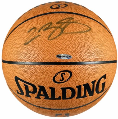 Lebron James Autographed Signed Spalding NBA Basketball Original Box Auto UDA UDA COA