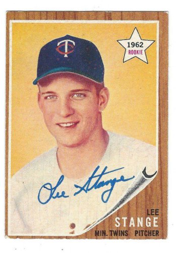 Lee Stange Autographed Signed 1962 Topps Card - Autographs
