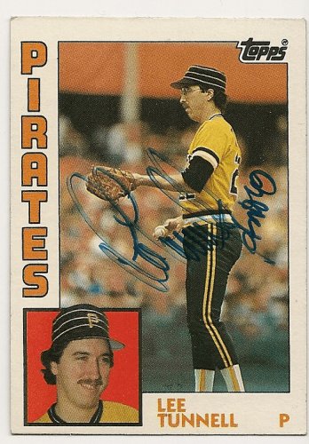 Lee Tunnell Autographed Signed 1984 Topps Card - Autographs