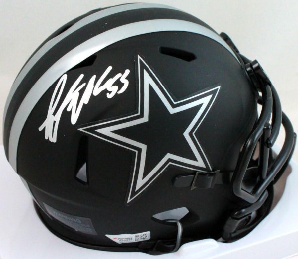 Leighton Vander Esch Dallas Cowboys Autographed Riddell Flat