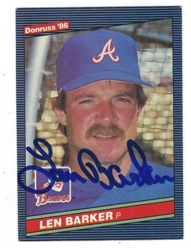 1981 Len Barker Signed and Inscribed Game Worn Cleveland Indians