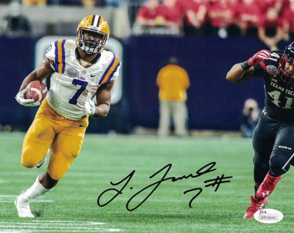 Leonard Fournette LSU Tigers Fanatics Authentic Autographed White