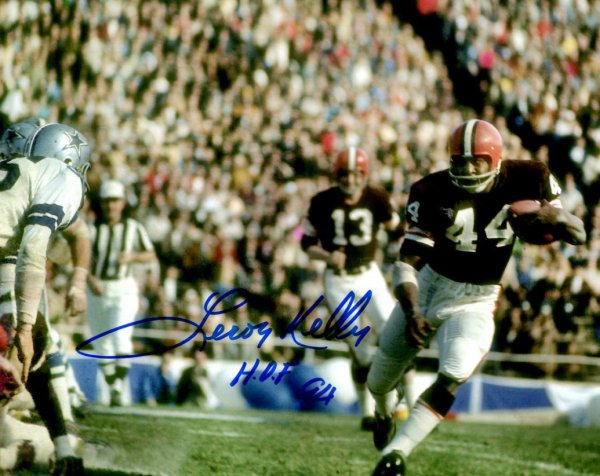 Leroy Kelly Cleveland Browns 8-12 8x10 Autographed Signed Photo - Certified  Authentic