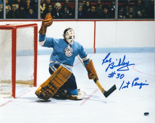 Les Binkley Autographed Signed 8X10 Pittsburgh Penguins Photo - Main Line Autographs