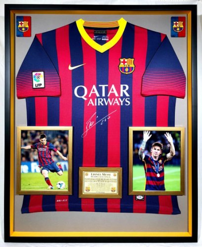 leo messi signed jersey