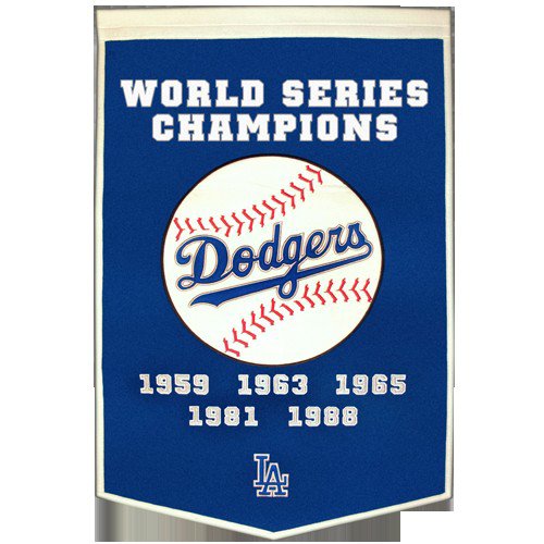 Los Angeles Dodgers World Series Championship Dynasty Banner