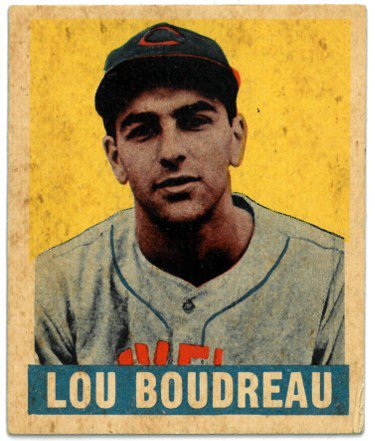 Lou Boudreau 1948 Leaf Baseball Card #106 (Cleveland Guardians)