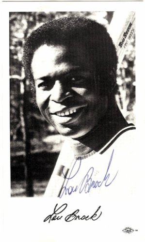 Lou Brock Autographed Signed 3.5X5.5 Postcard St. Louis Cardinals #106110