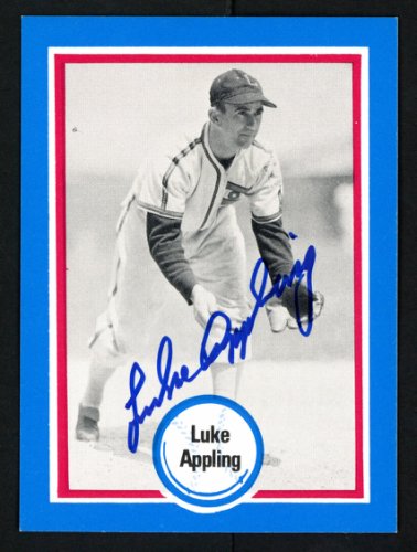 Luke Appling Autographed Signed 1976 Shakey's Pizza Card #95 Chicago White  Sox #151960