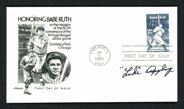 Luke Appling Autographed Signed First Day Cover Chicago White Sox #156825