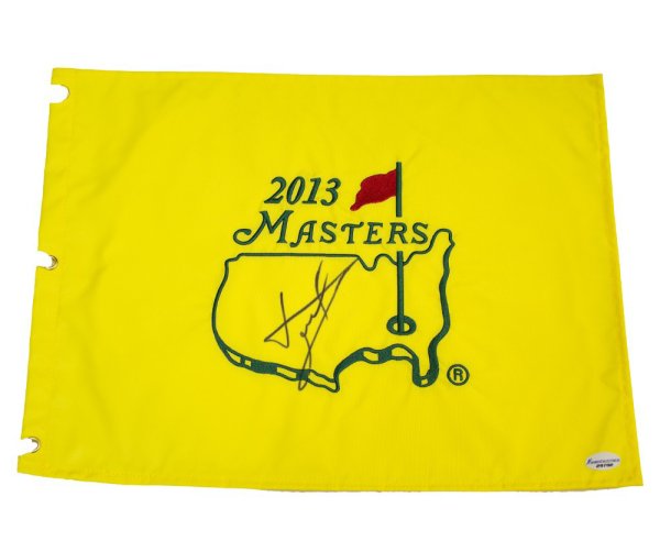 Golf Memorabilia Autographed Pin Flags