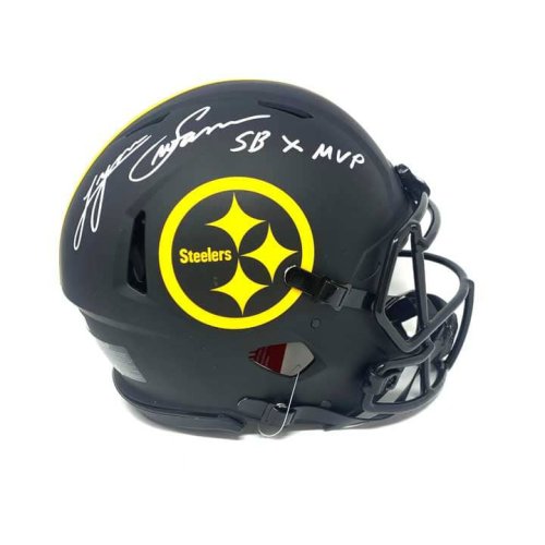 Lynn Swann Autographed Signed Pittsburgh Steelers Replica Eclipse Helmet with SB X MVP - Certified Authentic