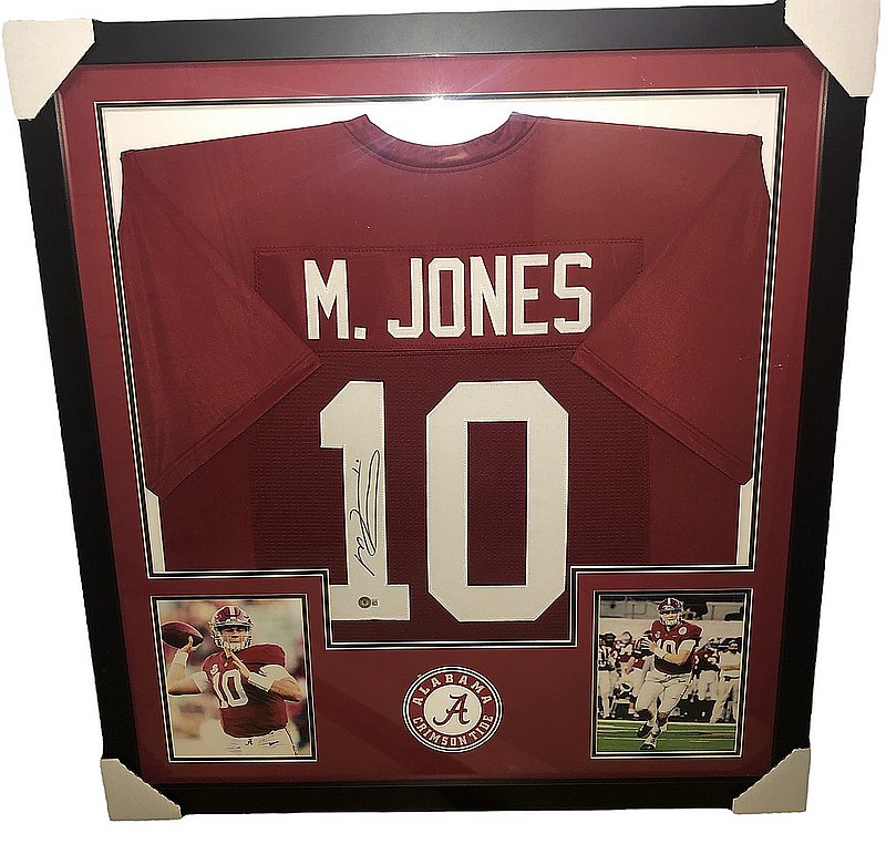 Mac Jones Autographed Alabama (Crimson #10) Custom Jersey