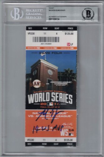 Madison Bumgarner Autographed 2016 Topps Now Card #119 San