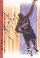 Mamadou N'Diaye Denver Nuggets 2001 Upper Deck Encore Star Signatures Autographed Signed Card - Certified Autograph.  This item comes with a certificate of authenticity from Autograph-Sports.