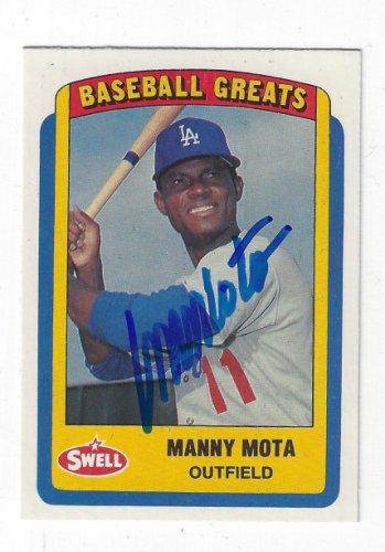 Received a signed Manny Mota photo today as I sent him a letter earlier  this March. : r/baseball