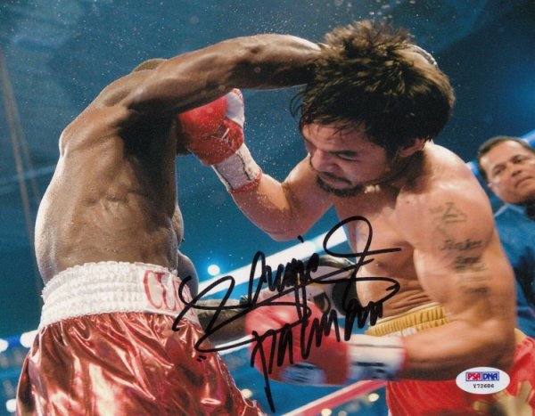 Manny Pacquiao Signed Mounted Photo Display Boxing Champion Pac Man Autographed Gift Picture Print
