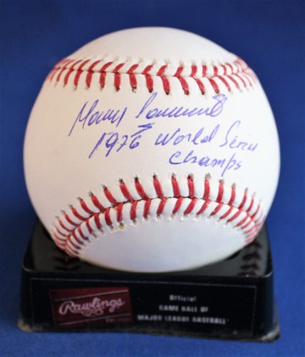 Manny Sarmiento Autographed Signed 1976 Wsc Official Rawlings Major League Baseball - Main Line Autographs