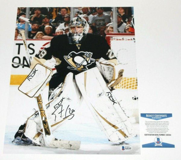 marc andre fleury signed jersey