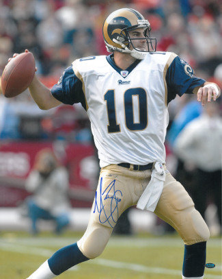 Marc Bulger Autographed Signed St. Louis Rams 16X20 Photo (white