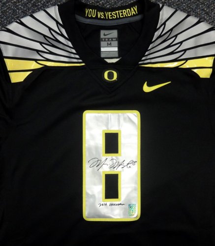 Marcus Mariota Autographed Signed Oregon Ducks Black Nike Jersey
