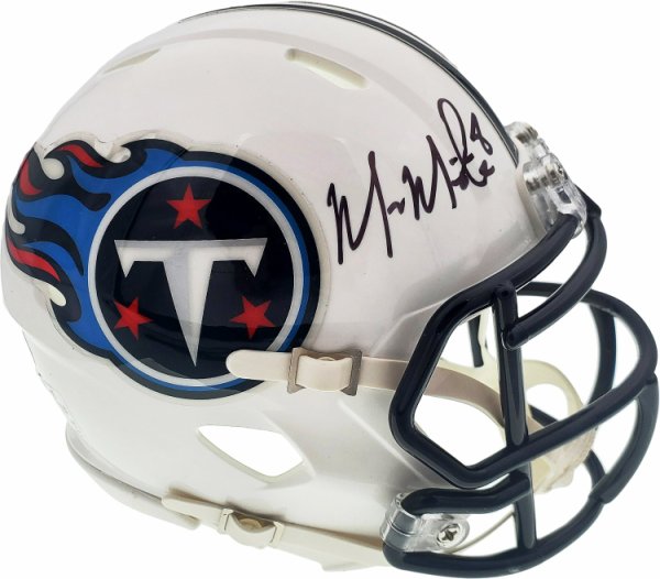 Marcus Mariota Autographed Signed Tennessee Titans Speed Mini Helmet Beckett Beckett