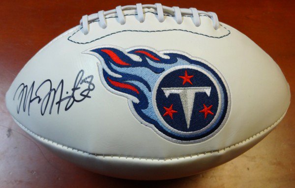 titans signed football