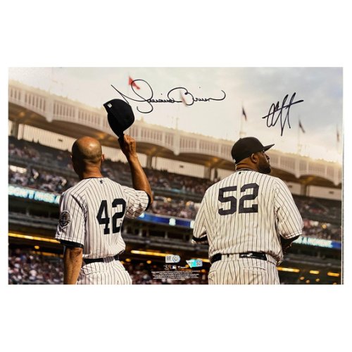 Mariano Rivera 1st Unanimous HOF Autographed Yankees Nike