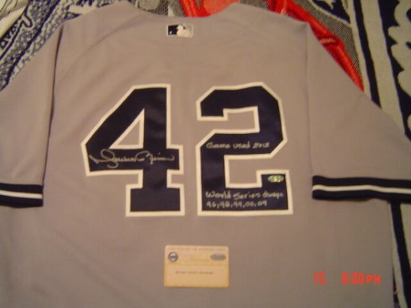 Mariano Rivera Autographed Signed New York Yankees & Inscribed Game Used 2012 Jersey Steiner