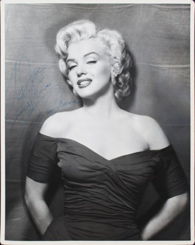 Marilyn Monroe Autographed Signed To Joe Love & Kisses Authentic 11X14 B&W Photo PSA