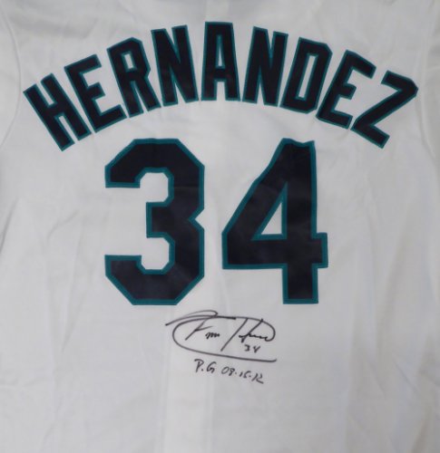 Felix Hernandez Seattle Mariners Majestic Cool Base Player Jersey - Cream