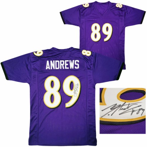 Youth Mark Andrews Purple Baltimore Ravens Replica Player Jersey