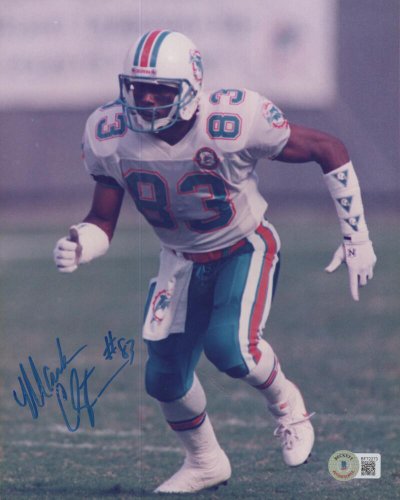 Dan Marino and Mark Clayton Signed - Autographed Miami