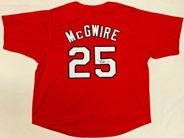 mark mcgwire autographed jersey