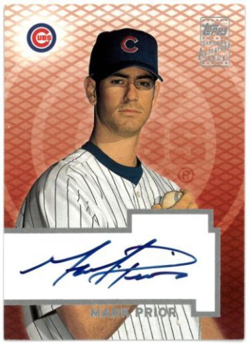 Mark Prior Chicago Cubs 2003 Topps 206 Autographed Card - Nice Card. This  item comes with a certificate of authenticity from Autograph-Sports.  Autographed