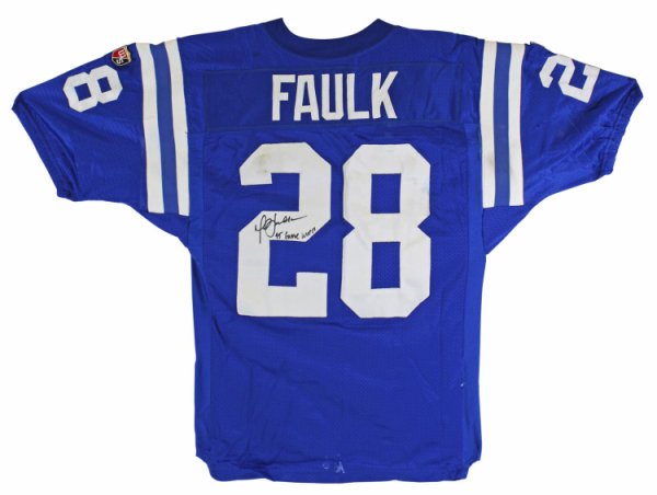 Unsigned Marshall Faulk Jersey #28 St. Louis Custom Stitched White Football  New No Brands/Logos Sizes S-3XL